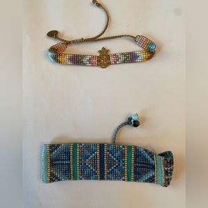 Gorgeous hand beaded Mishky bracelets